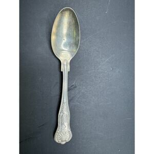 International Silver Company U.S. Navy USN Engraved Silverplate Serving Spoon